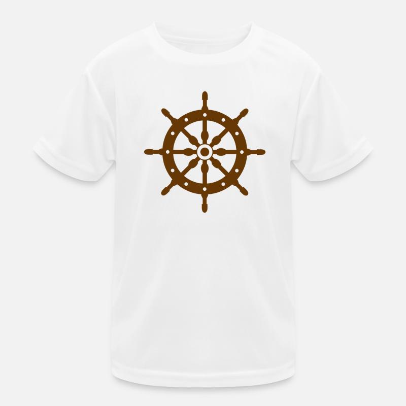 Ship wheel Kids Functional T-Shirt
