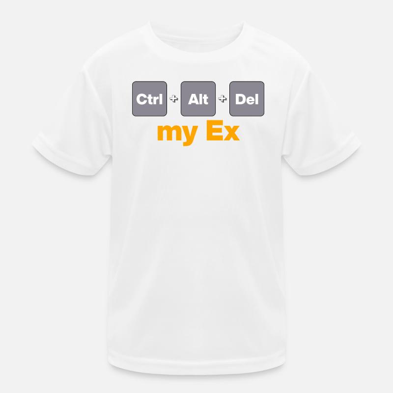 Ctrl Alt Supprimer mon ex pour les gamers et les geeks, Split T-shirt sport Enfant