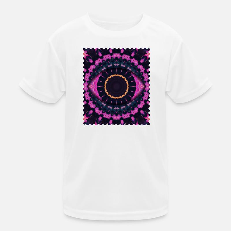 Cercle de fleurs kaléidoscopique T-shirt sport Enfant