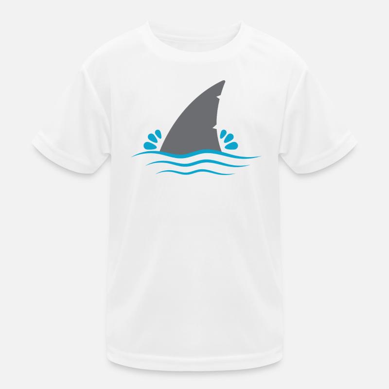 Shark fin Kids Functional T-Shirt
