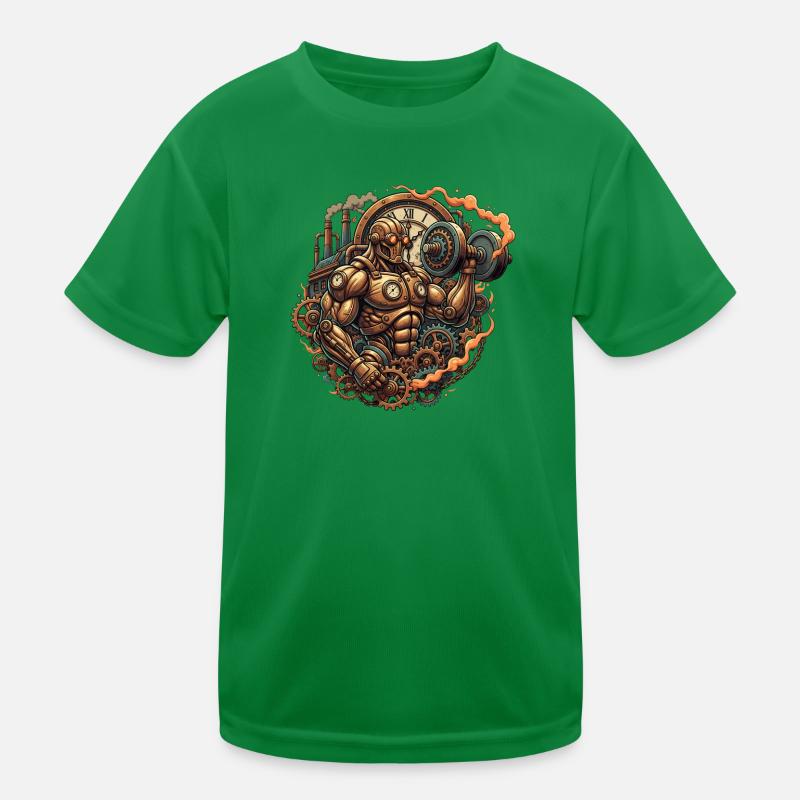 Steampunk und Retro Kinder Funktions-T-Shirt