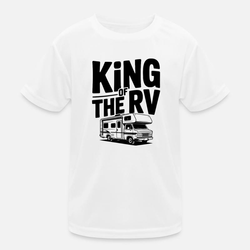 Le roi du camping-car T-shirt sport Enfant