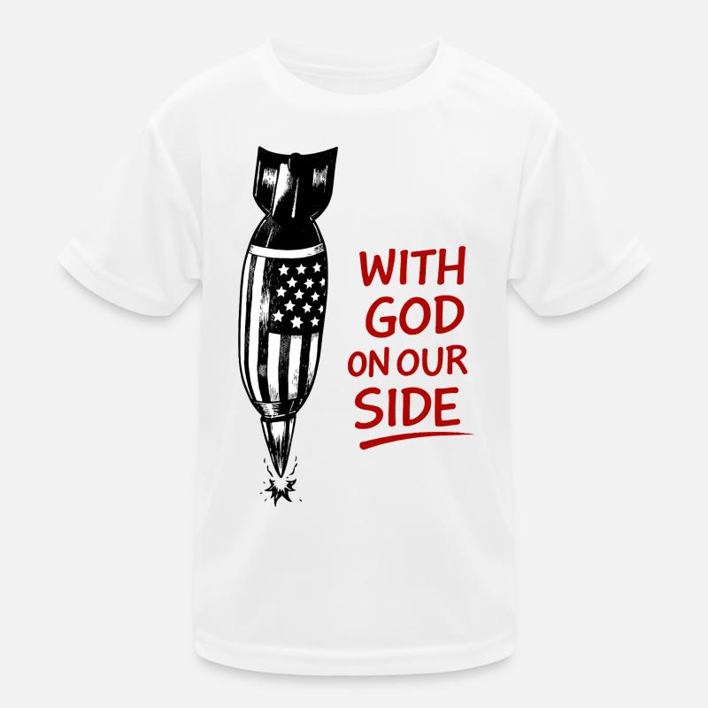 Torche avec motif de drapeau T-shirt sport Enfant