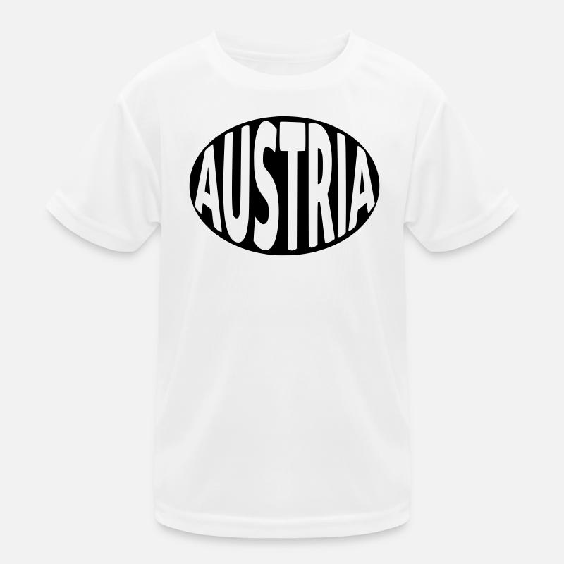 Austria - Austria Typography Kids Functional T-Shirt