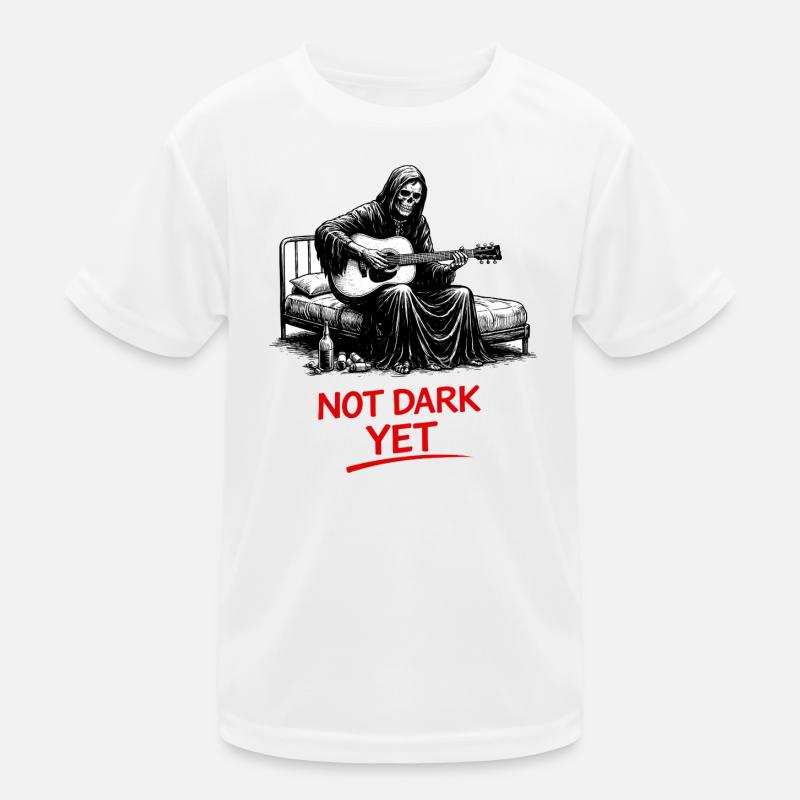 Pas encore sombre : guitariste de Grim Reaper T-shirt sport Enfant