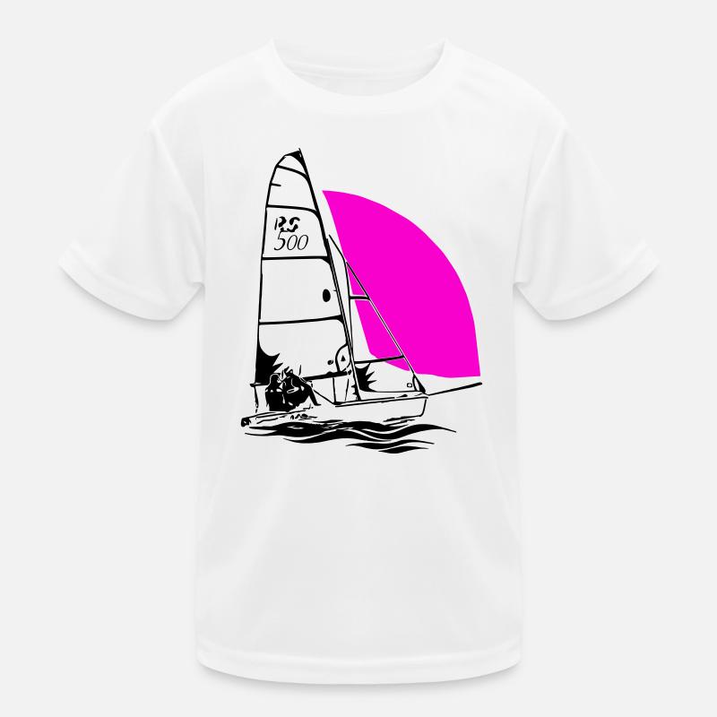 RS 500 Régate de dériveurs à voile voile de couleur T-shirt sport Enfant