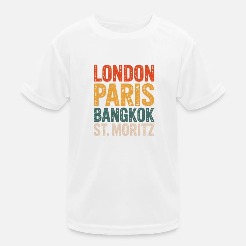 Saint-Moritz, Grisons suisses T-shirt sport Enfant