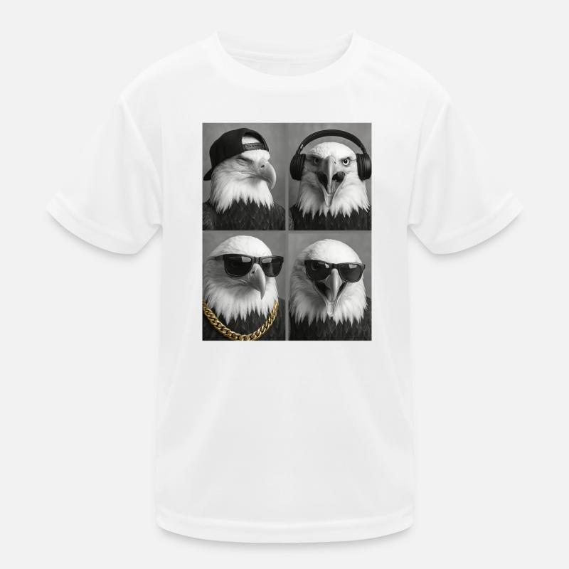 Adler Kinder Funktions-T-Shirt