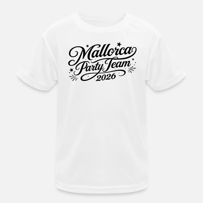 Mallorca Party Team 2026 Kinder Funktions-T-Shirt