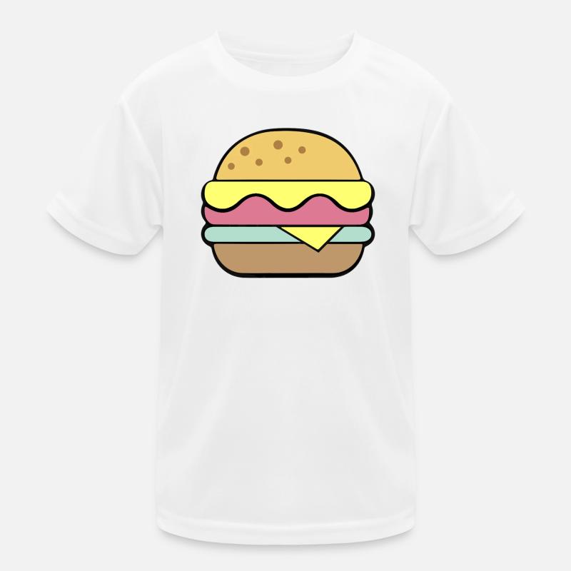 Cheeseburger | Fast Food Kids Functional T-Shirt