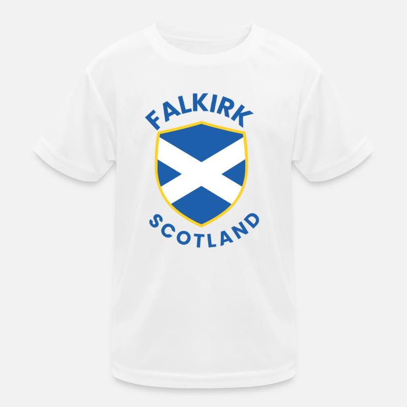 Conception du bouclier écossais de Falkirk T-shirt sport Enfant
