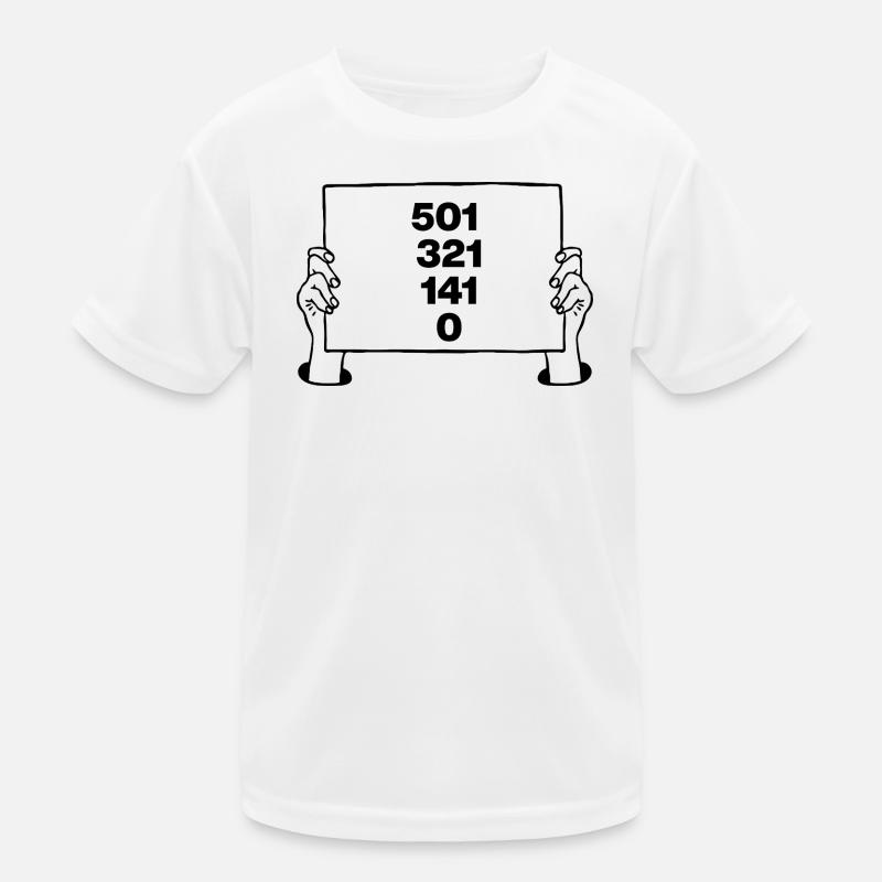 501–0 en 9 fléchettes, Fan Sign, Neuf Parfaits, 180 T-shirt sport Enfant