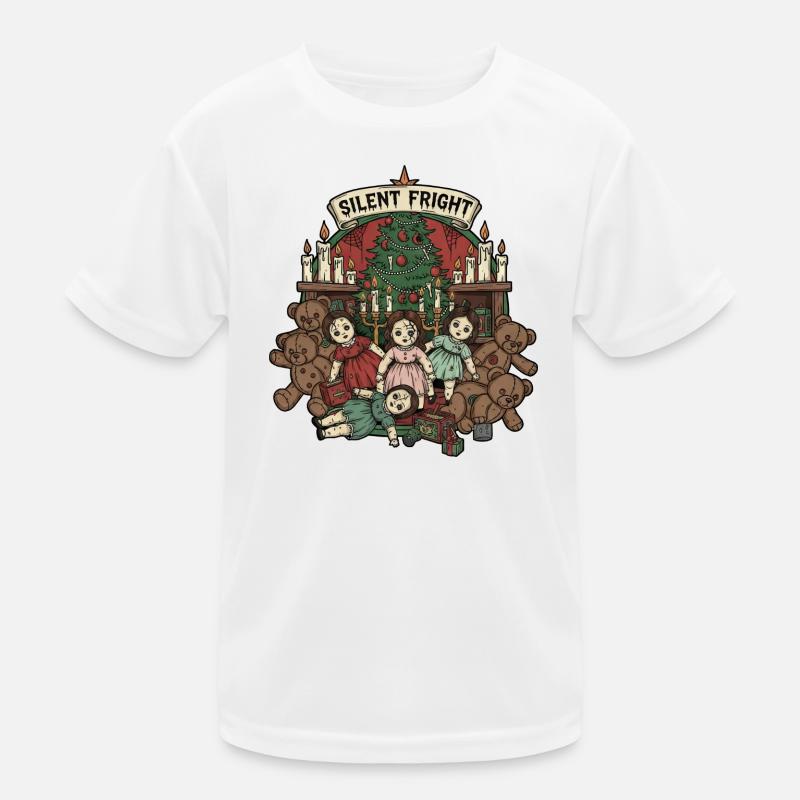 Gothic Weihnachtsbaum Horror Puppe Halloween Angst Kinder Funktions-T-Shirt