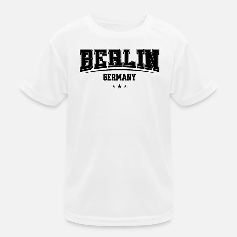 Berlin City Statement Design Kids Functional T-Shirt