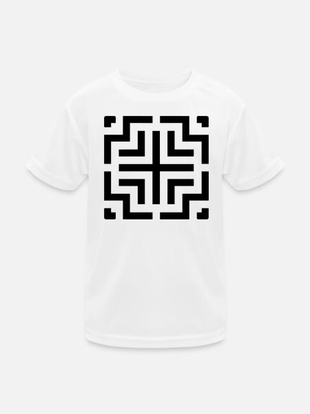 escape game - Kids Functional T-Shirt - white - Front