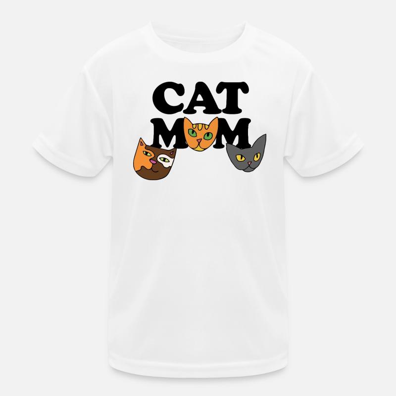 Trois visages de chat en palette audacieuse T-shirt sport Enfant