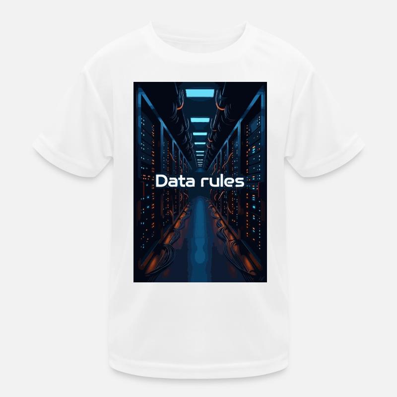 Datacenter Data Rules Kids Functional T-Shirt