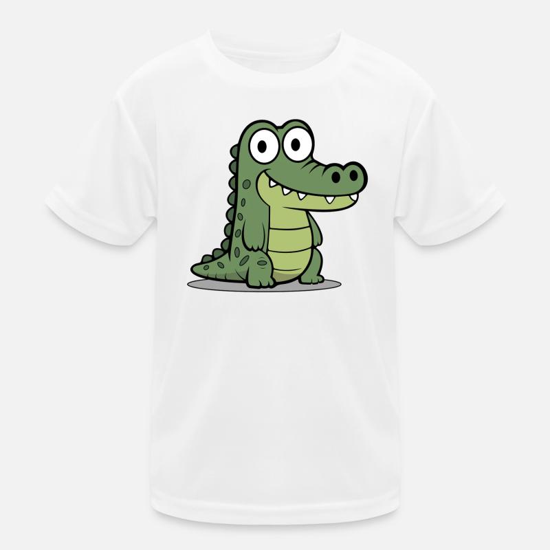 Krokodil  Kinder Funktions-T-Shirt