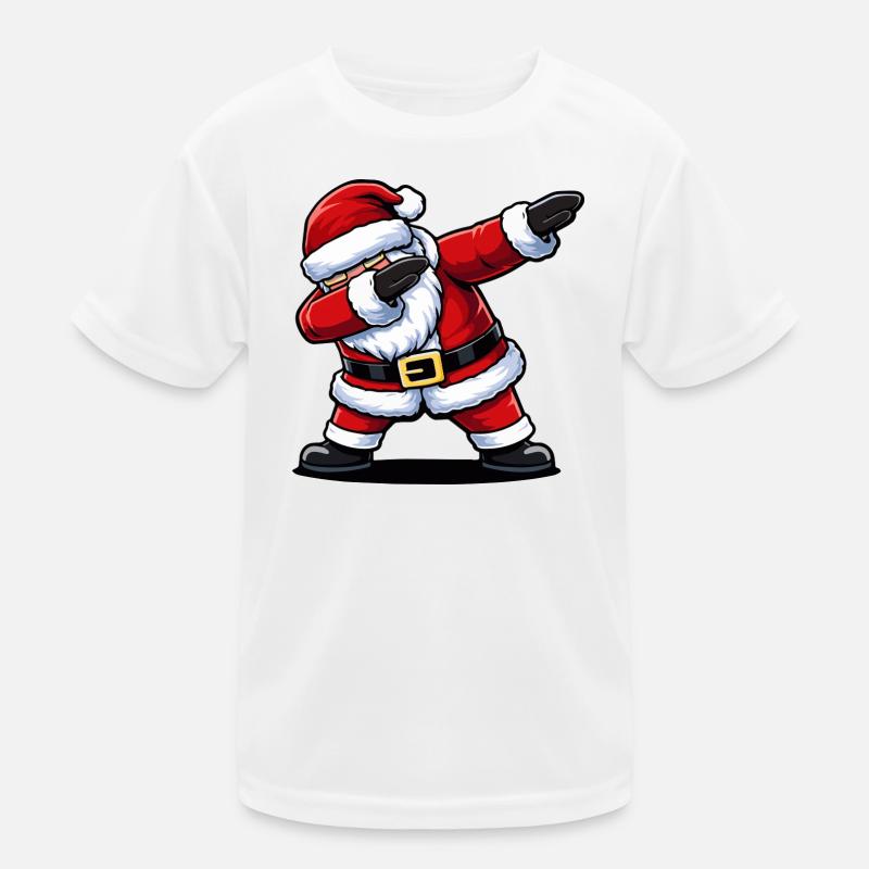 Das Weihnachtsmann-Maskottchen Kinder Funktions-T-Shirt