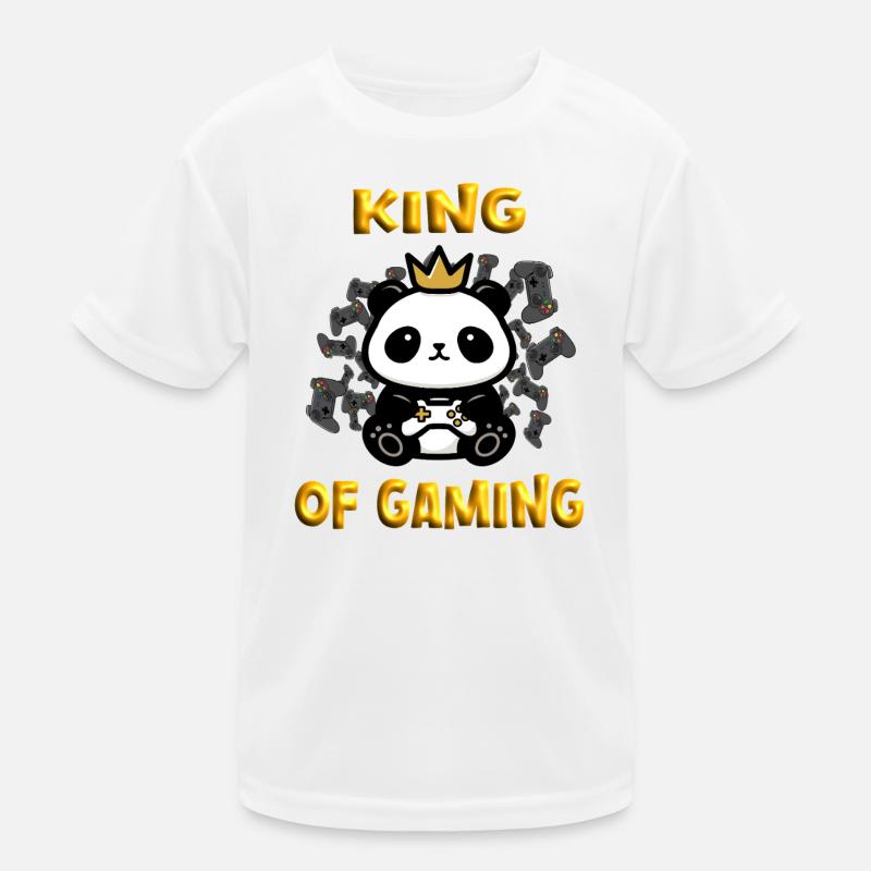 Roi du Panda Gaming T-shirt sport Enfant