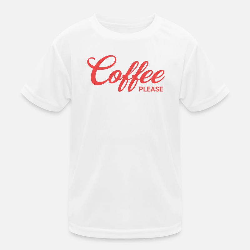 Coffee please Kids Functional T-Shirt