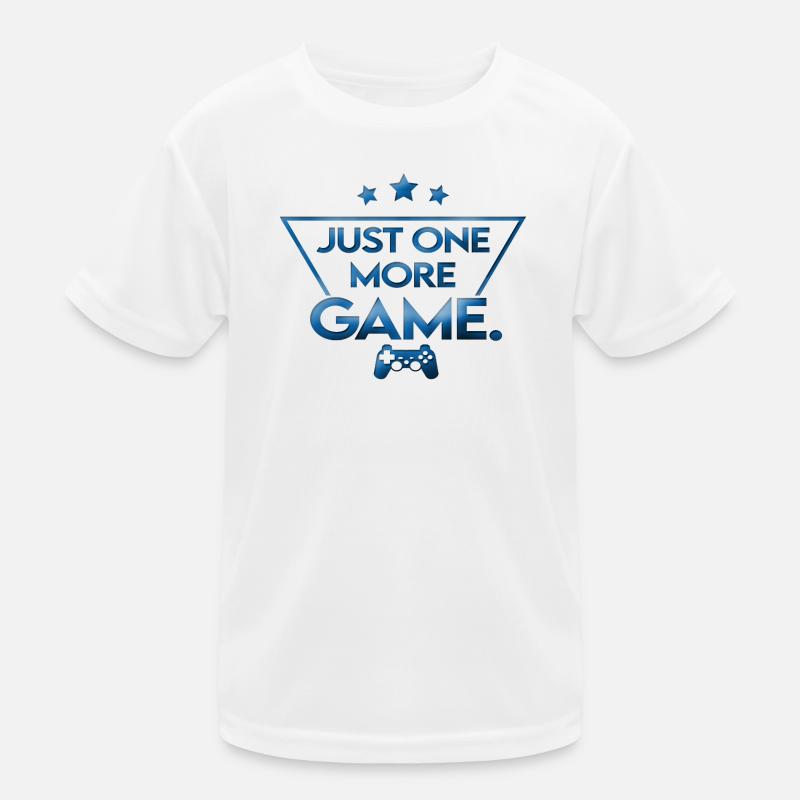 Just_one_more_game_ _gameplayer Kids Functional T-Shirt
