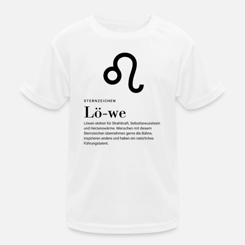 Signe du zodiaque Lion T-shirt sport Enfant