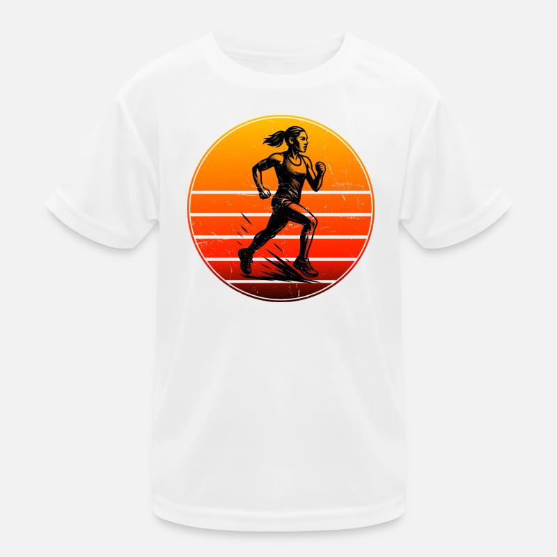 Coole Running Inspiration Kinder Funktions-T-Shirt