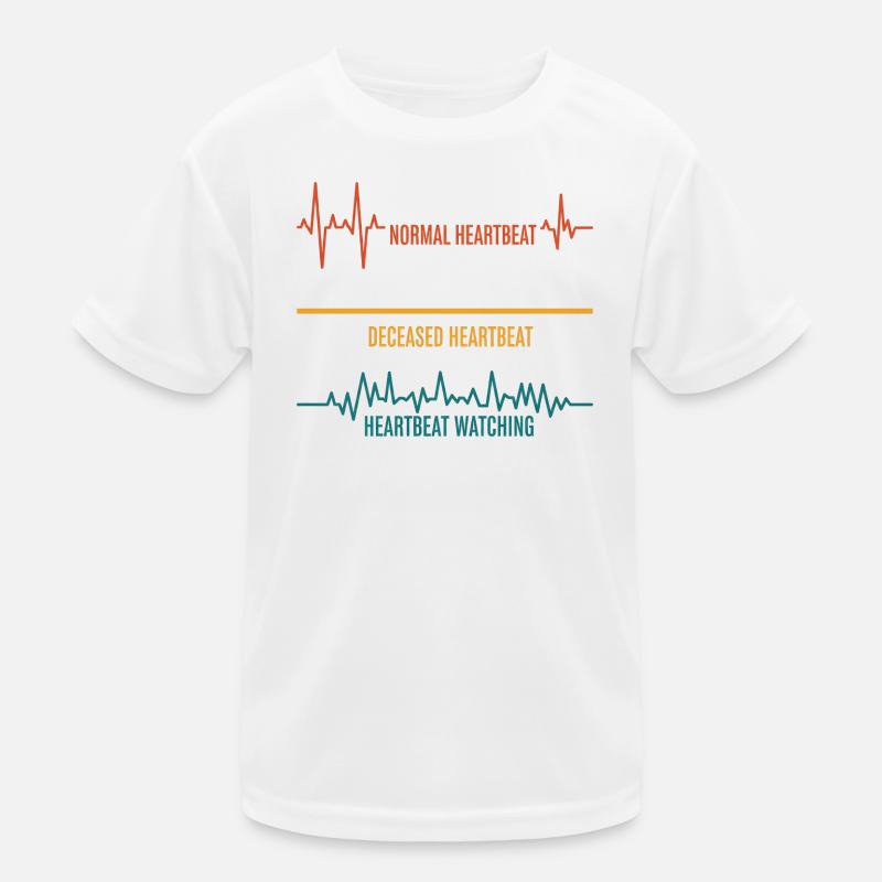 Variations du battement cardiaque Pression T-shirt sport Enfant