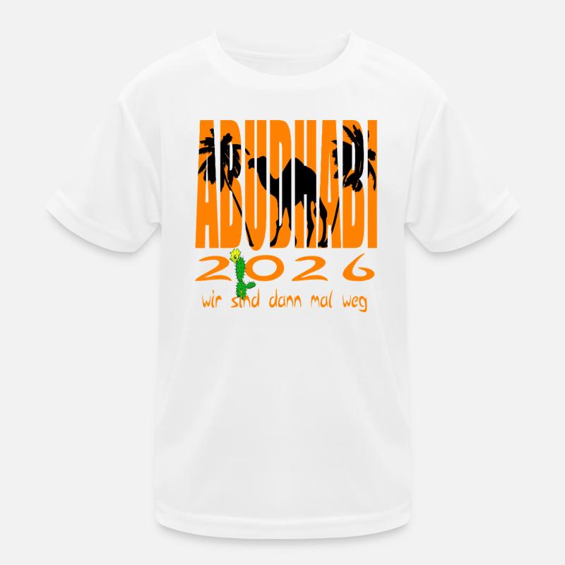 AbudhABI 2026 Kinder Funktions-T-Shirt