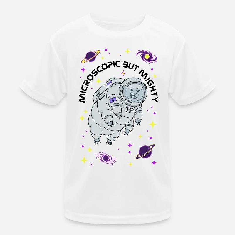 Microscopic But Mighty 8. Geburtstag Bärtierchen Kinder Funktions-T-Shirt