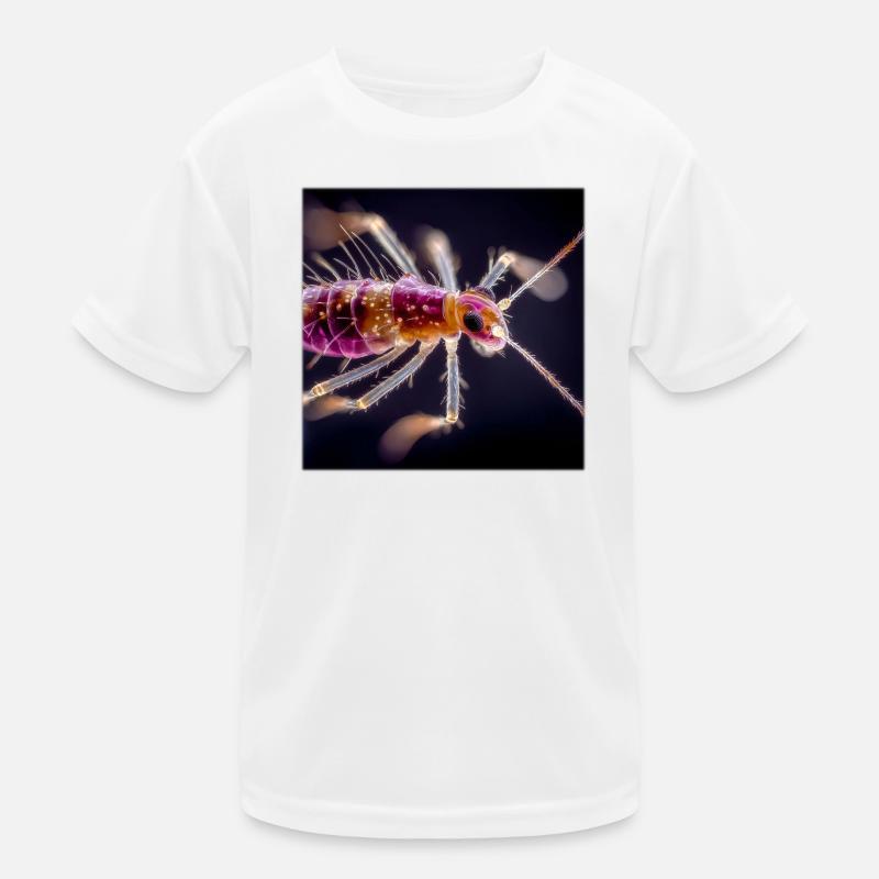 Macro des insectes néon – Conception abstraite de micro monde T-shirt sport Enfant
