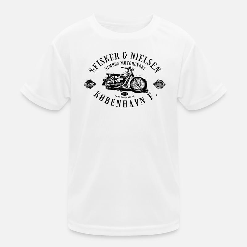 Fisker&Nielsen Nimbus Motorcycle Kinder Funktions-T-Shirt