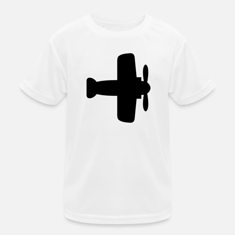 Flugzeug Kinder Funktions-T-Shirt