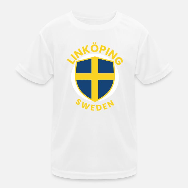 Linköping Suède Shield Tee T-shirt sport Enfant