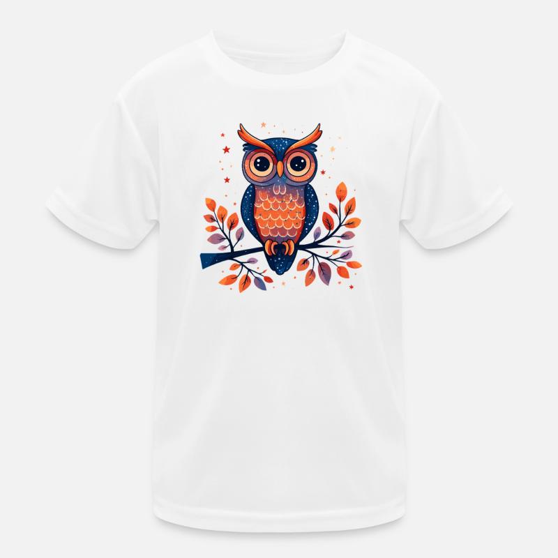 Wald Eulenzauber Kinder Funktions-T-Shirt
