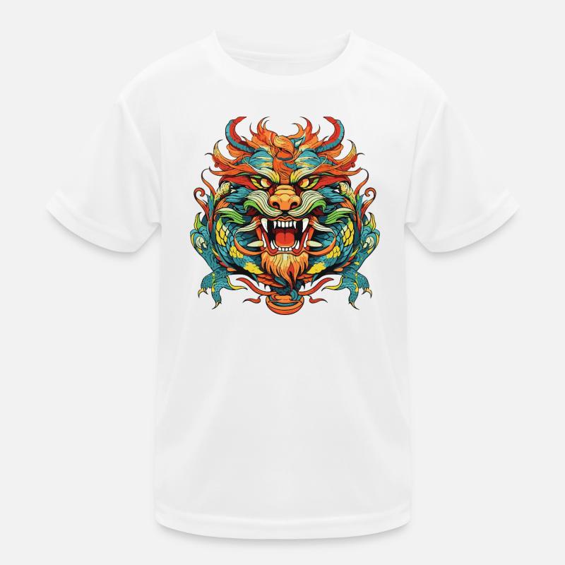 Drache Comic China Kinder Funktions-T-Shirt
