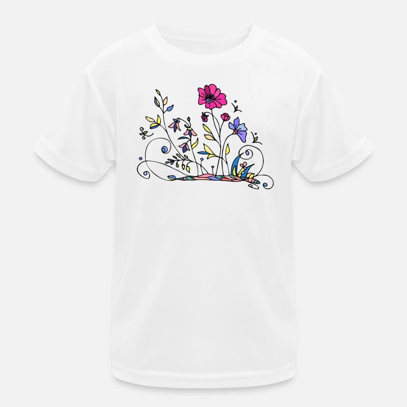 Fleur T-shirt sport Enfant