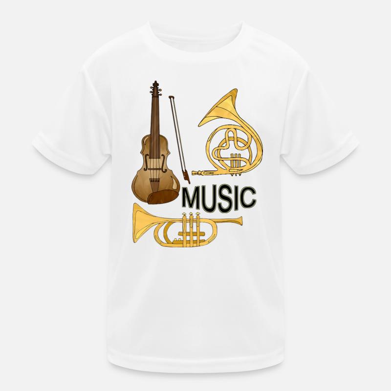 Musical instruments Kids Functional T-Shirt