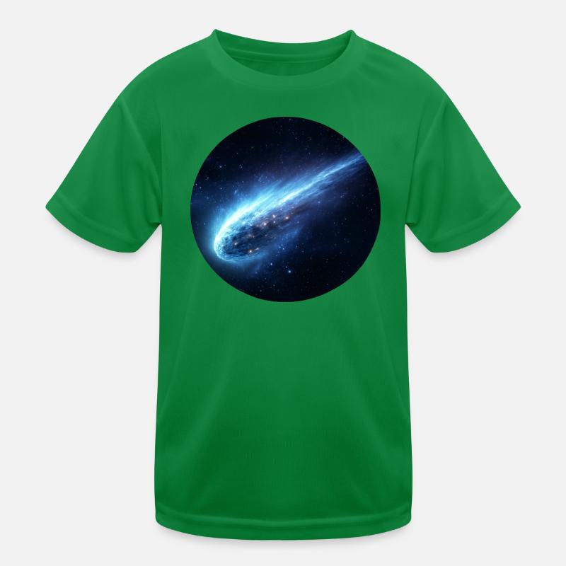 Astronomie Comète Spatiale Queue en Ligne T-shirt sport Enfant