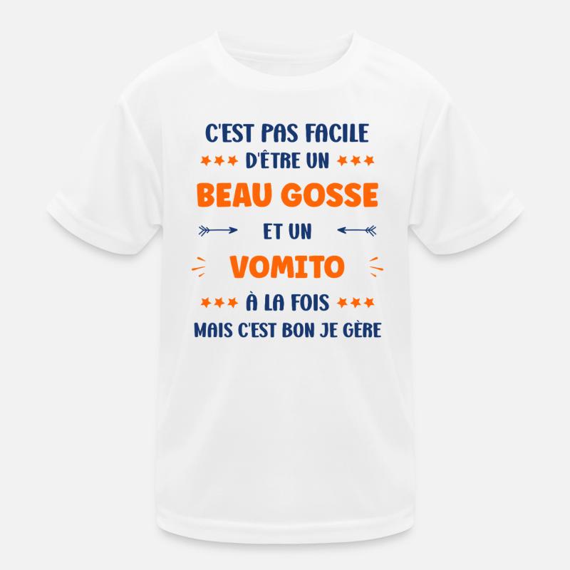 vomito T-shirt sport Enfant