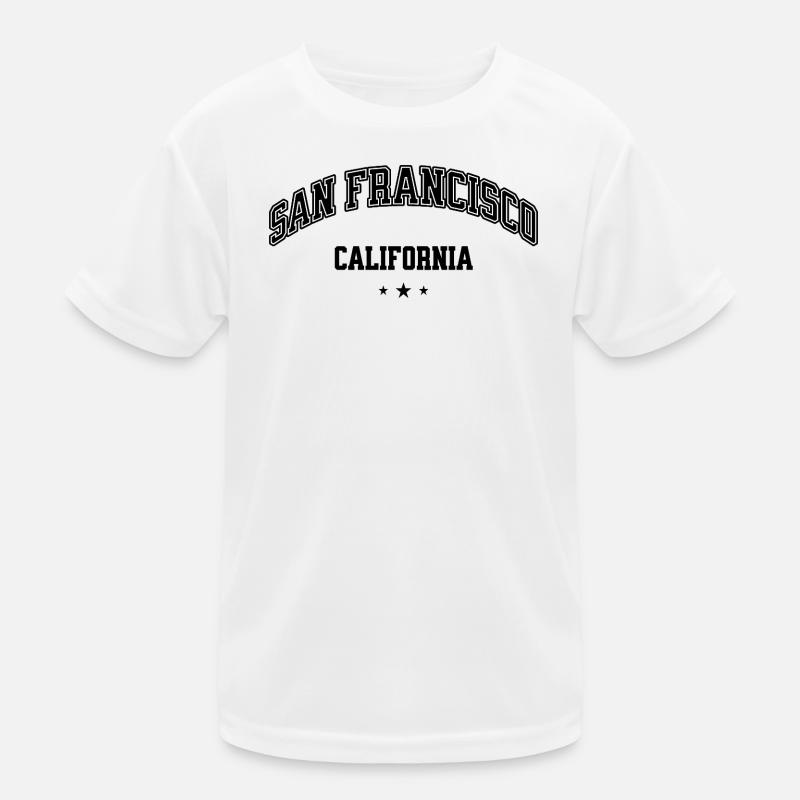 San Francisco Arch Text Tee Kinder Funktions-T-Shirt