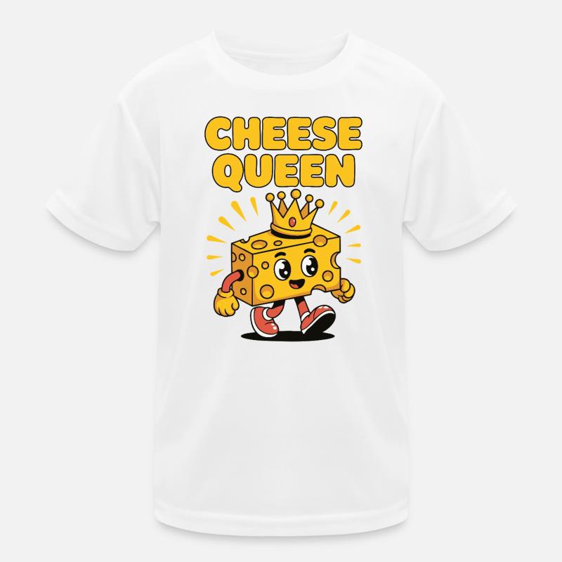 Cheese Queen – Fromage à couronne T-shirt sport Enfant