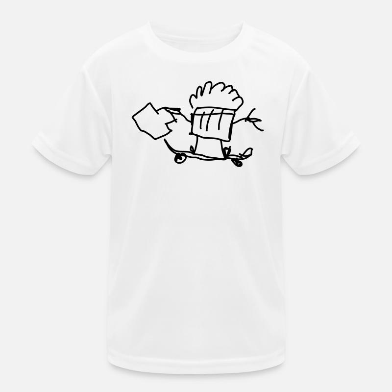 Muffin à roulettes avec valise T-shirt sport Enfant