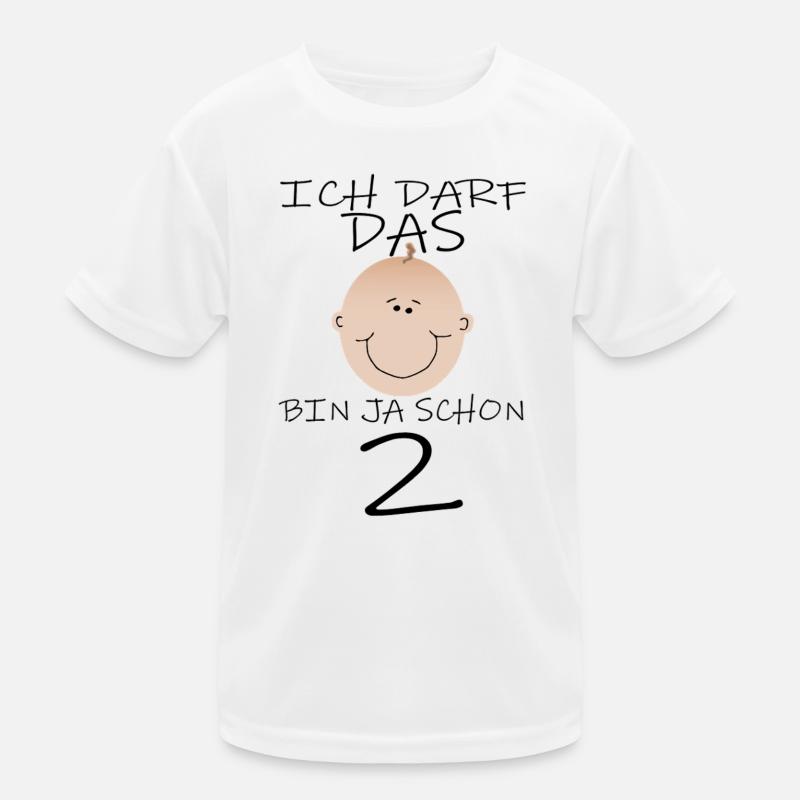 2. Geburtstag Junge Kinder Funktions-T-Shirt