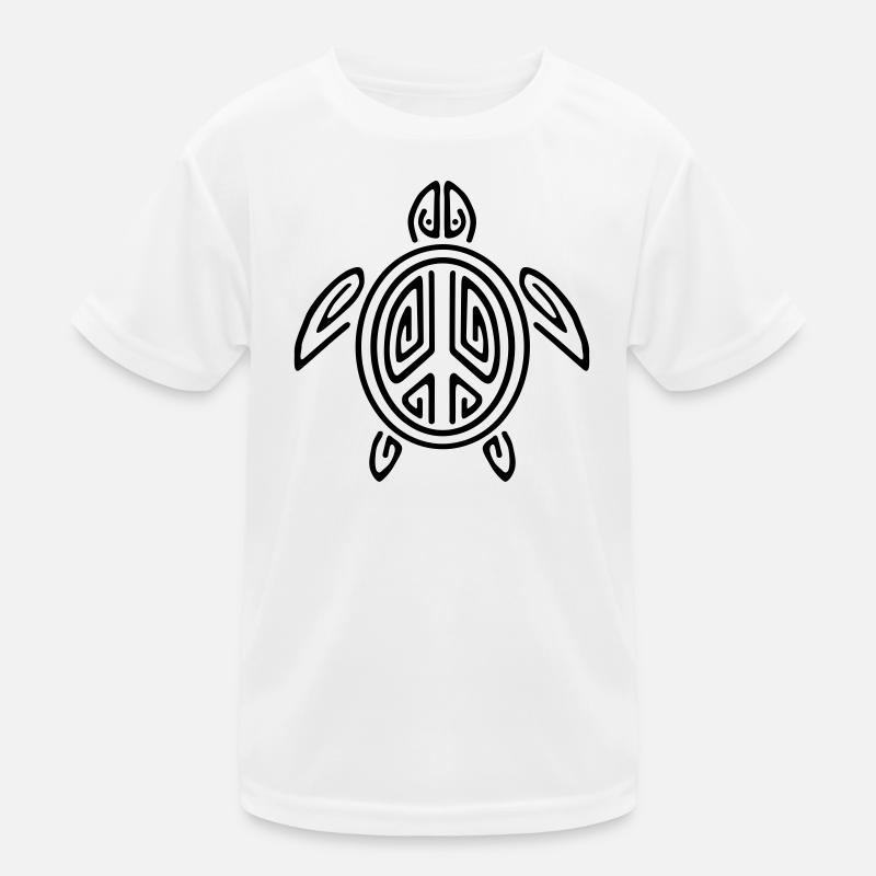 Turtle Peace Kids Functional T-Shirt