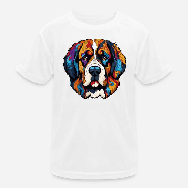 Dog Comic Kids Functional T-Shirt