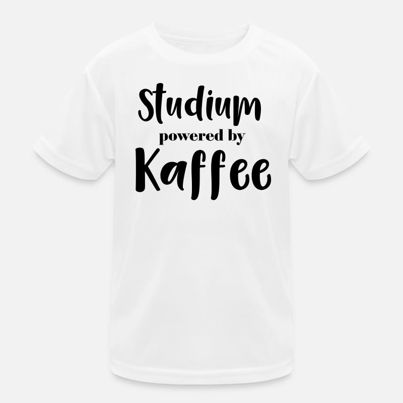 Studium powered by Kaffee Kinder Funktions-T-Shirt