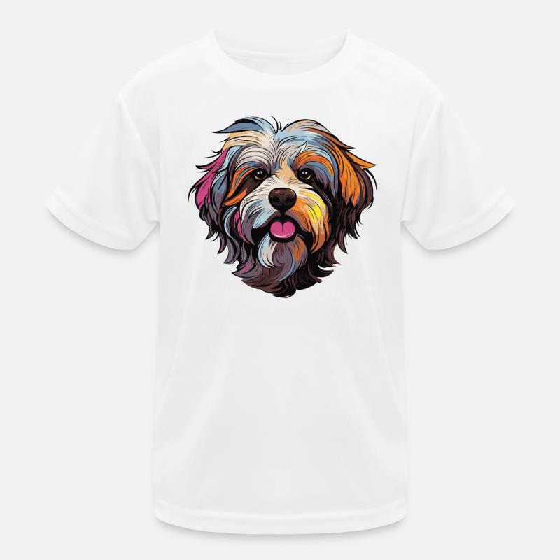 Bande dessinée de chien T-shirt sport Enfant
