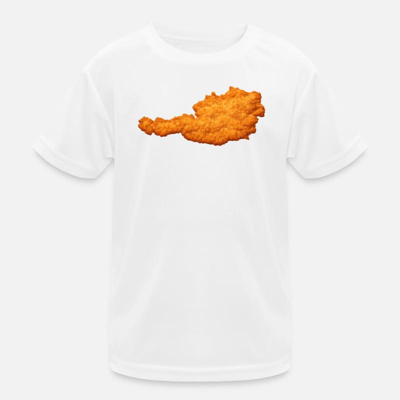 Schnitzel Austria Cult & Favorite Dish - Kids Functional T-Shirt - white